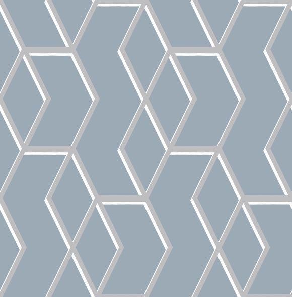 Elegant geometric wallpaper art with Graham & Brown wallcovering design.

