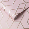 Pretty wallpapers with a modern geometric design in a blush tone.