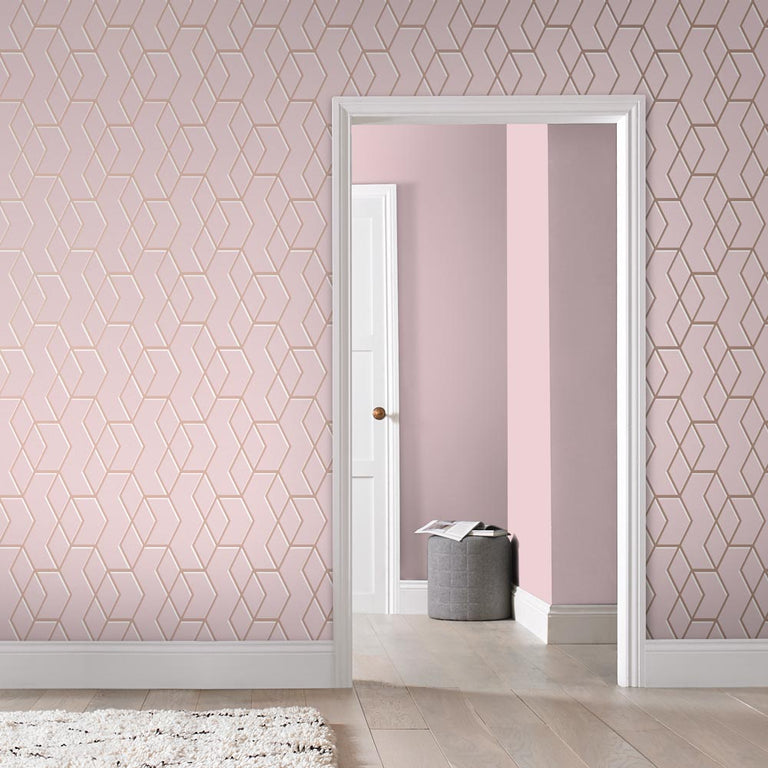 Graham & Brown Archetype Pink Wallpaper
