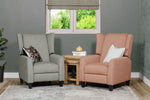 Archie Pushback Chair Rust life style picture with Archie Pushback Chair Sage