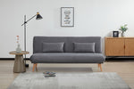 Arga Sofa Bed Dark Grey life style close view front photo in the living room