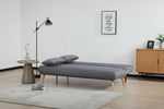 Arga Sofa Bed Dark Grey life style close view opened sofa's photo