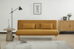 Arga Sofa Bed Pumpkin life style close view front photo