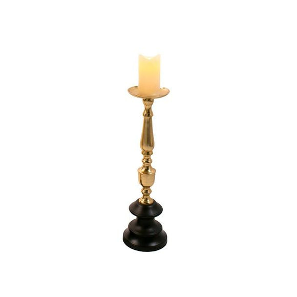 Ari Floor Standing Pillar Candle Holder Medium photo on the white background