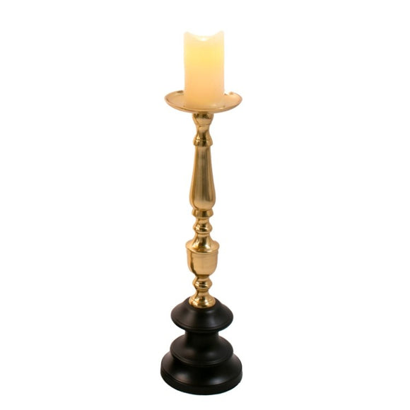 Ari Floor Standing Pillar Candle Holder Photo on the white background