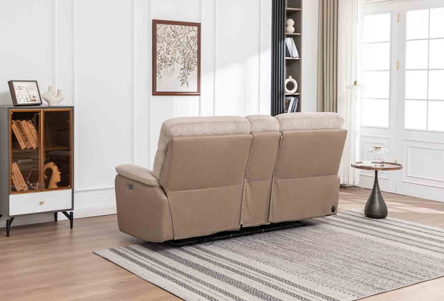 Arlington 2 Seater Sofa Electric Recliner With Console