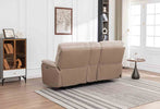Arlington 2 Seater Sofa Electric Recliner With Console Beige life style photo from the back
