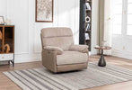 Arlington Armchair Electric Recliner Beige life style photo from the left side