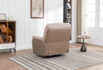Arlington Armchair Electric Recliner Beige life style photo from the back