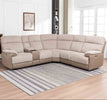 Arlington Corner Sofa Electric Recliner Beige life style photo