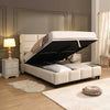 Armagh 5ft King Size Ottoman Gas Lift Bed picture of the storage space