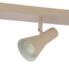 Arnel 4 Light Bar Spotlight Satin Taupe with adjustable function