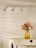 Arnel 4 Light Bar Spotlight Satin Taupe perfect for hallways