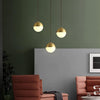 Art Deco Pendant With 3 Lights life style photo