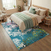 Concept Looms Art Rug ART103 Blue picture in the bedroom