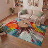 Concept Looms Art Rug ART105 Multicolour top-view picture in the living room