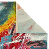 Concept Looms Art Rug ART105 Multicolour picture f the backing of the rug
