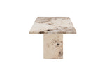 Artemis Coffee Table Mottled Mocha side view picture