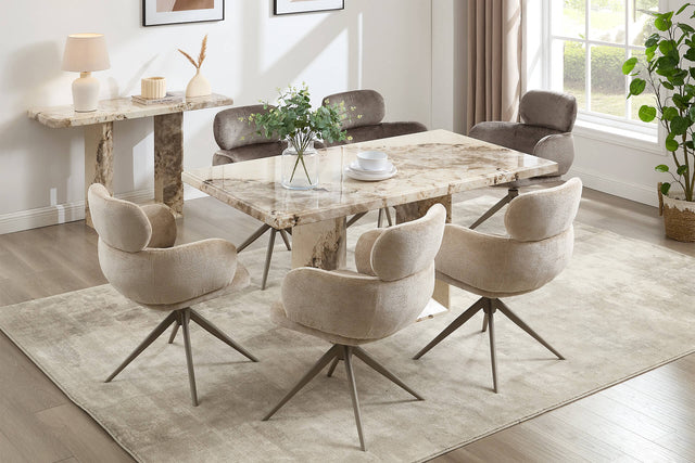 Artemis Dining Table 160 cm Mottled Mocha