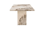 Artemis Dining Table 160 cm Mottled Mocha side view picture