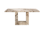 Artemis Dining Table 160 cm Mottled Mocha front view picture
