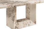 Artemis Dining Table 200 cm Mottled Mocha close view picture of the tables base