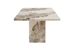 Artemis Dining Table 200 cm Mottled Mocha side view picture