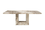 Artemis Dining Table 200 cm Mottled Mocha front view picture