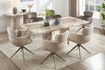 Artemis Dining Table 200 cm Mottled Mocha life style picture