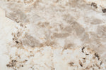 Artemis Round Dining Table 130 cm Mottled Mocha close view picture oft the marble pattern