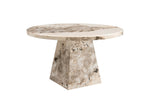 Artemis Round Dining Table 130 cm Mottled Mocha picture on the white background