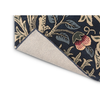 Morris & Co Artichoke Floral Rug Mineral with a cotton and latex backing