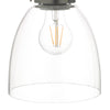 Arvin Industrial Wall Light Antique Chrome close view picture of the shade