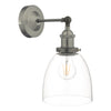 Arvin Industrial Wall Light Antique Chrome picture on the white background