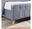 Immerse in sophistication: stylish Ash Double Bed, Fabric Headboard