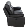 Ashby 3 Seater Sofa Electric Recliner Black picture from the side
