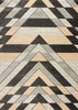 Asher Geometric Rug Grey-Beige picture of the rug design