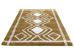 Ashton Geometric Rug 04 Mustard Cream with a  nice geo pattern
