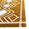 Ashton Geometric Rug 04 Mustard Cream picture of the corner