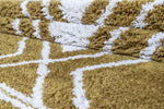 Ashton Geometric Rug 04 Mustard Cream picture of the color