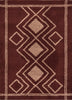 Ashton Geometric Rug Ivory Orange 01 picture of the rug design