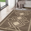 Ashton Geometric Rug Taupe Beige  perfect for a living room