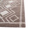 Ashton Geometric Rug Taupe Beige  picture of the corner