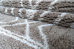 Ashton Geometric Rug Taupe Beige  picture of the color