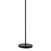 Ashworth 3 Light Floor Lamp Matt Black close view picture of the lamp base