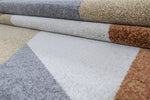Aspire Geometric Rug 107 Terracotta picture of the rug colors