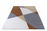 Aspire Geometric Rug 107 Terracotta horizontal view