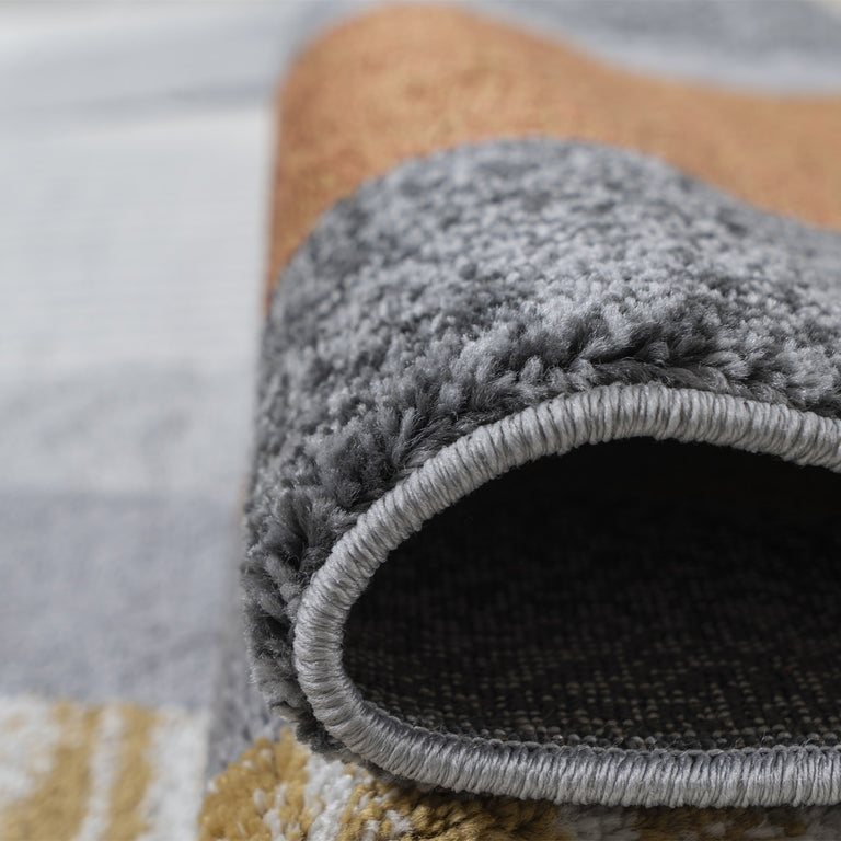 Aspire Geometric Rug 108 Grey