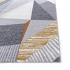 Aspire Geometric Rug 108 Grey  picture of the corner