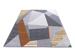 Aspire Geometric Rug 108 Grey horizontal view